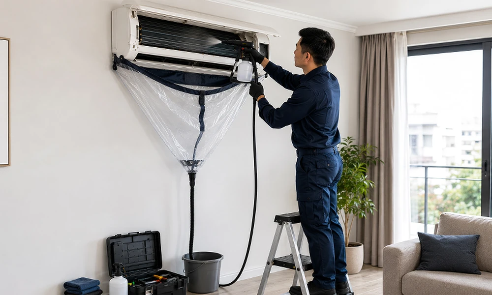 Steam Cleaning Only Works Well on an Aircon That Hasn’t Been Neglected